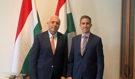 The meeting of the Ambassador of the RA to Hungary Ashot Smbatyan with the Deputy State Secretary of the Ministry of Foreign Affairs and Trade of Hungary Adam Stifter